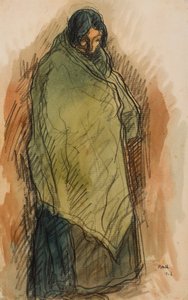 Gitane debout - Isidre Nonell
